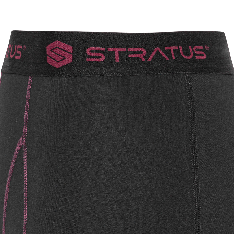 Stratus Pro Underbukser - Bordeaux/Sort - 2 Pack