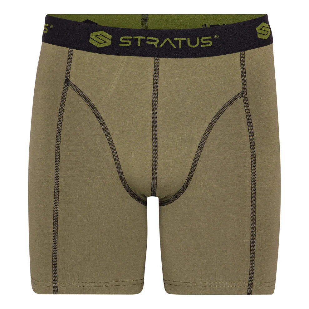 Stratus Pro Underbukser - Kaki/Sort - 2 Pack