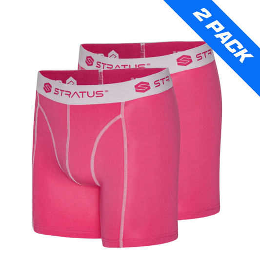 Stratus Pro Underbukser - Pink/Hvid - 2 Pack