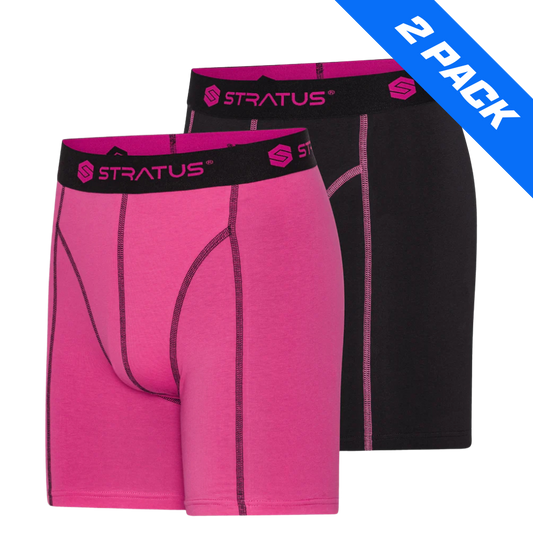 Stratus Pro Underbukser - Pink/Sort - 2 Pack