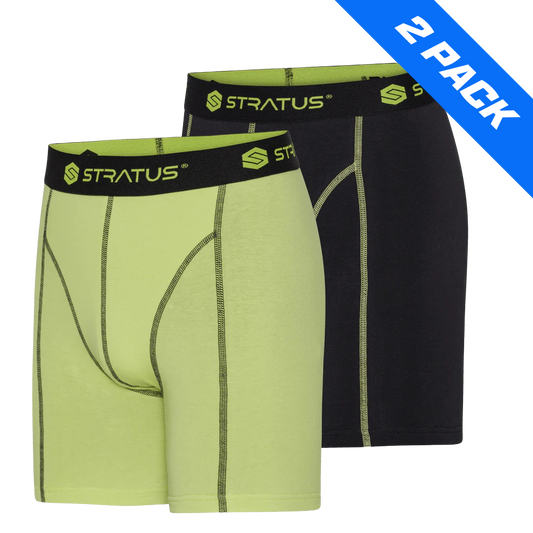 Stratus Pro Underbukser - Neon/Sort - 2 Pack