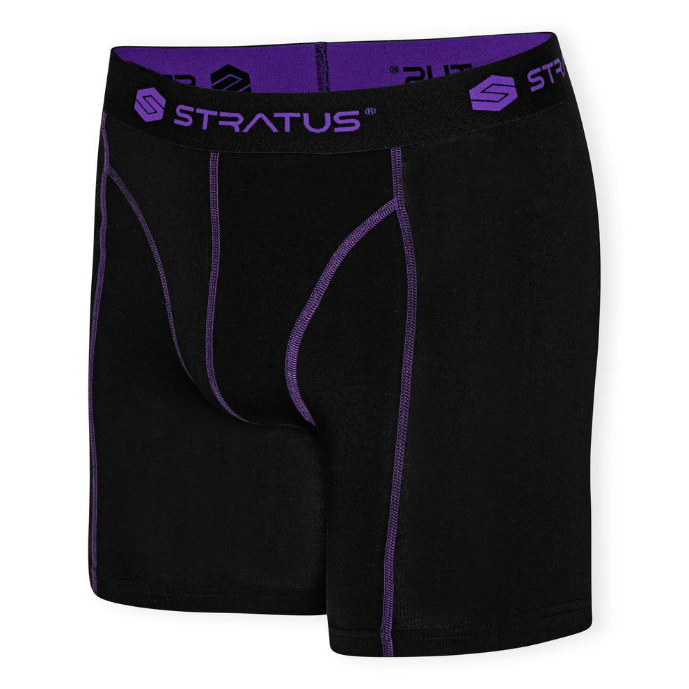 Stratus Pro Underbukser - Sort/Lilla - 2 Pack