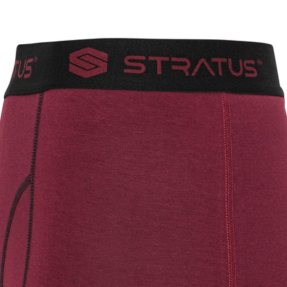 Stratus Pro Underbukser - Bordeaux/Sort - 2 Pack