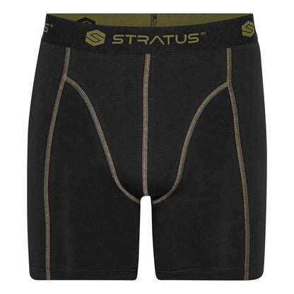 Stratus Pro Underbukser - Kaki/Sort - 2 Pack