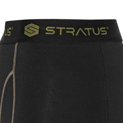 Stratus Pro Underbukser - Kaki/Sort - 2 Pack