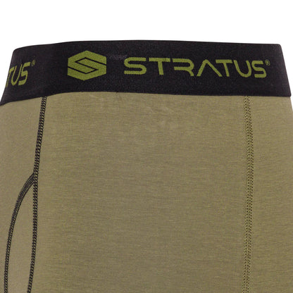 Stratus Pro Underbukser - Kaki/Sort - 2 Pack