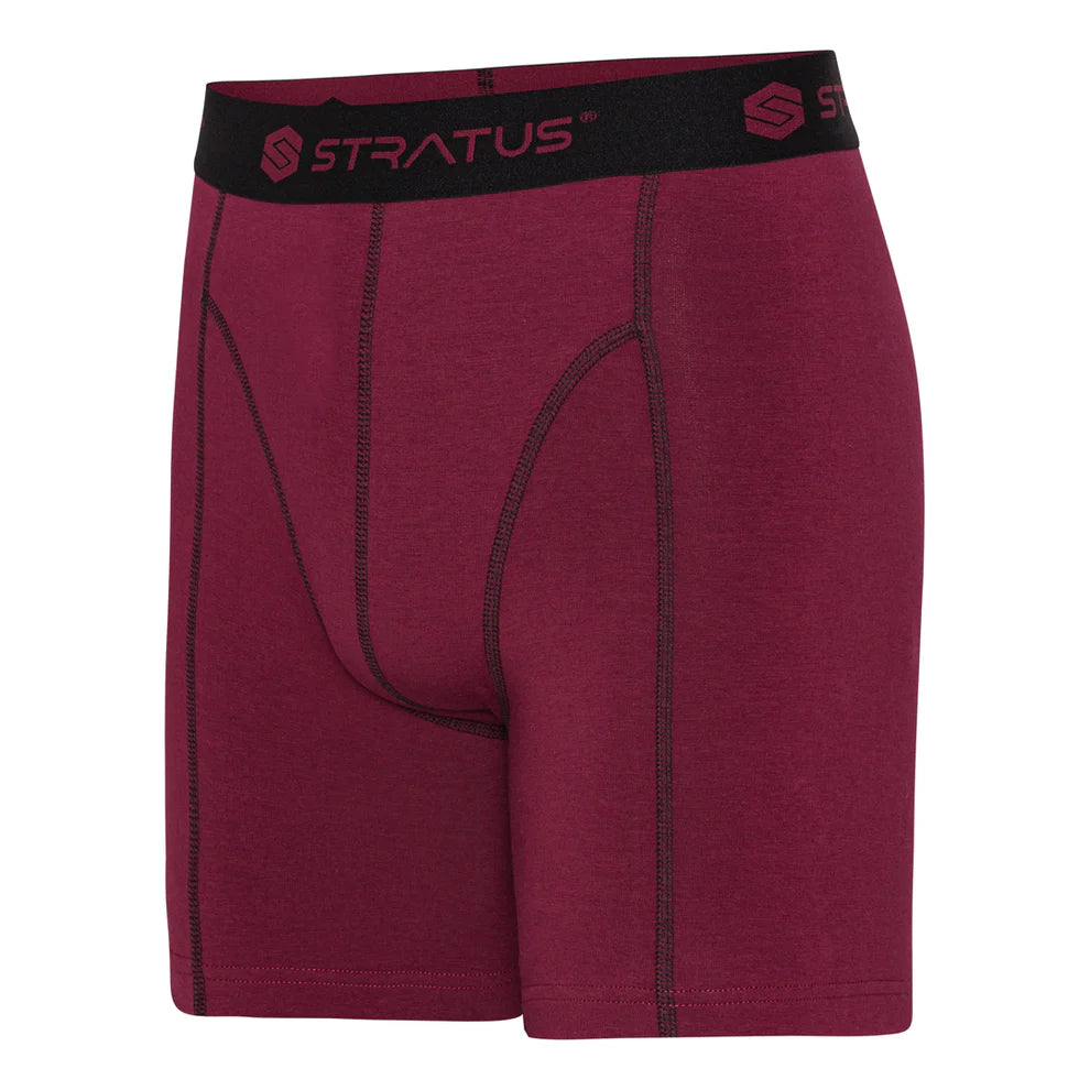 Stratus Pro Underbukser - Bordeaux/Sort - 2 Pack