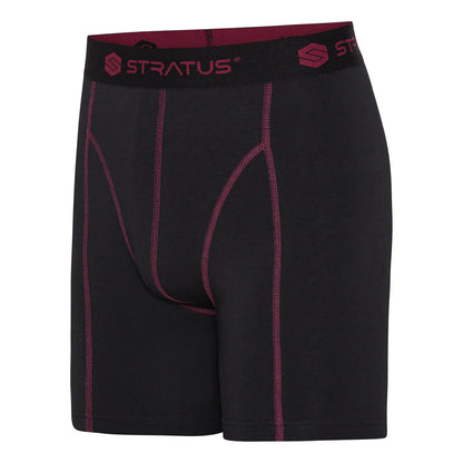 Stratus Pro Underbukser - Bordeaux/Sort - 2 Pack